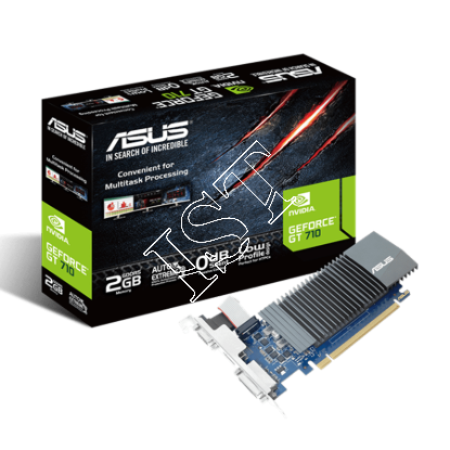تصویر کارت گرافیک ایسوس مدل GT710 SL 2GD5 حافظه 2 گیگابایت گارانتی ایمانتک